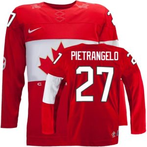 Olympic Hockey Alex Pietrangelo Authentic Kinder Rot – Team Canada #27 Auswärts 2014